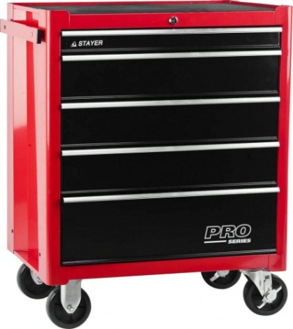 Тележка инструментальная STAYER EXPERT 5 ящиков, 688х458х885мм [38907-5]
