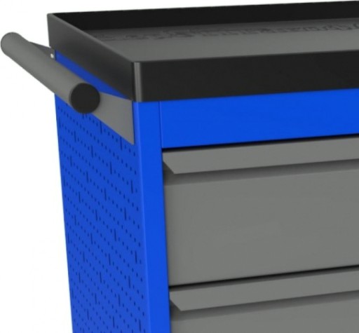 Тележка инструментальная ВЕРСТАКОФФ PROFFI 950.4 RAL5005 4 выдвижных ящика RAL7024 [103109 M]