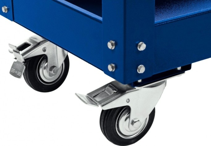 Тележка инструментальная ЗУБР 38913 Профессионал 3 полки, открытого типа