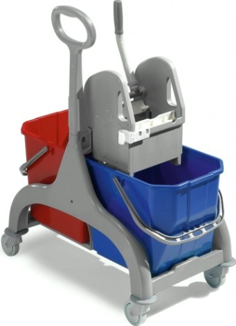 Тележка KARCHER 6.999-209.0 с двумя вердами по 25 л, с отжимом