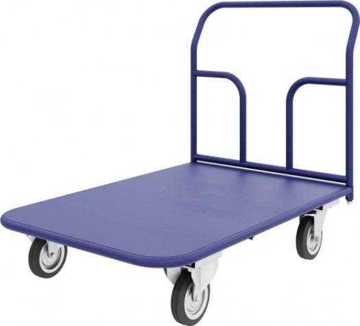 Тележка платформенная Rusklad ТП- 4 600 х 1200 мм с колесами 125 мм