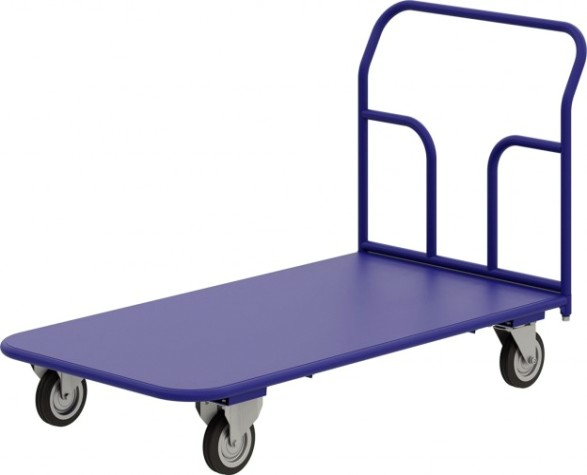Тележка платформенная Rusklad ТП- 4 600 х 1200 мм с колесами 125 мм