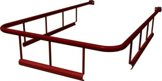 Тележка платформенная Rusklad ТПБ 1 500 х 800 мм (без колес) со съемным бортом 150 мм [ТПБ 1 б/к]