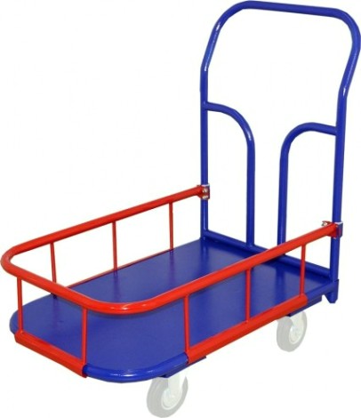 Тележка платформенная Rusklad ТПБ 2 600 х 900 мм (без колес) со съемным бортом 150 мм [ТПБ 2 б/к]