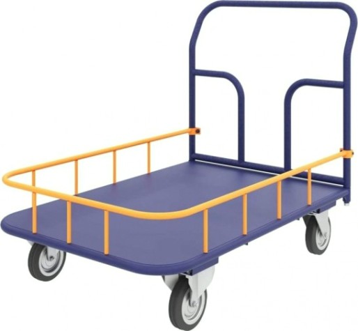 Тележка платформенная Rusklad ТПБ 3 600 х 1000 мм (без колес) со съемным бортом 150 мм [ТПБ 3 б/к]