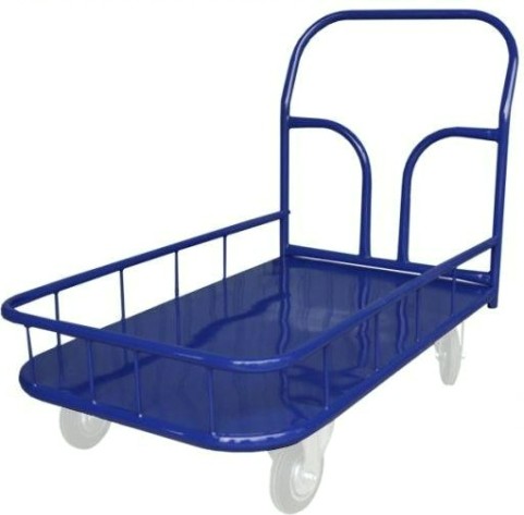 Тележка платформенная Rusklad ТПБ 8 с бортиком 150 мм, 700 х 1000 мм (без колес) [ТПБ 8 б/к]