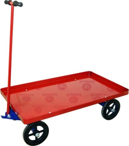 Тележка платформенная Rusklad ТПО 7 800х1400 мм, до 450 кг, пневматические колеса [ТПО 7 пневмо]
