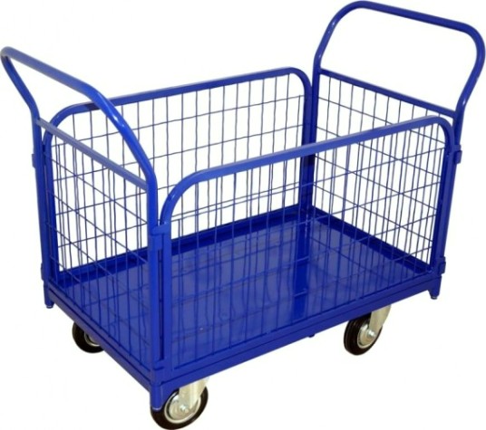Тележка платформенная Rusklad ТС-7 200 800 х 1400 мм, съемные сетчатые борта, 200 мм Тележка платформенная Rusklad ТС-7 200 800 х 1400 мм, съемные сетчатые борта, 200 мм