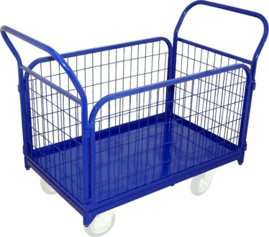 Тележка платформенная Rusklad ТС-8 700 х 1000 мм, съемные сетчатые борта (без колес) [ТС 8 б/к]