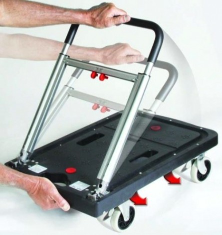 Тележка платформенная складная СТЕЛЛА-ТЕХНИК FF-S 4-х колесная, сталь/алюминий/пластик 137 кг