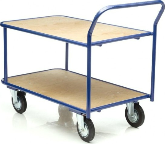 Тележка платформенная СТЕЛЛА-ТЕХНИК КП-2-150 2-х ярусная, 700х1200мм [КП-2-150-И]