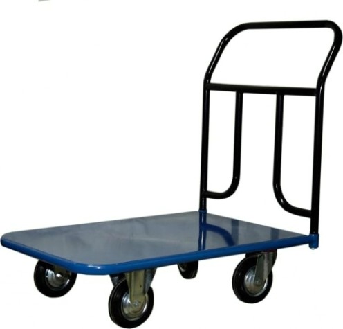 Тележка платформенная СТЕЛЛА-ТЕХНИК КП-300 4-х колесная (600х900) 125-K, до 300 кг [КП-300-125-К]
