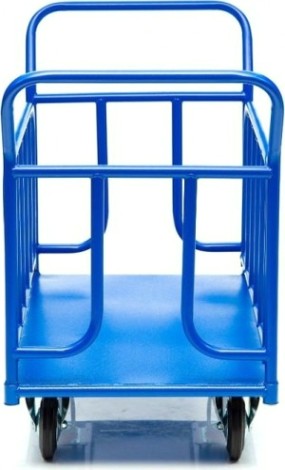 Тележка платформенная СТЕЛЛА-ТЕХНИК КПО-300Т-160 с бортами, 600х1000мм [КПО-300Т-160-К]