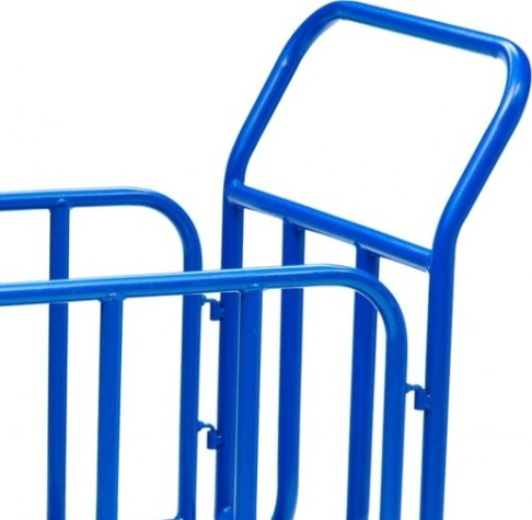 Тележка платформенная СТЕЛЛА-ТЕХНИК КПО-500Т-150 с бортами, 800х1200мм [КПО-500Т-150-И]