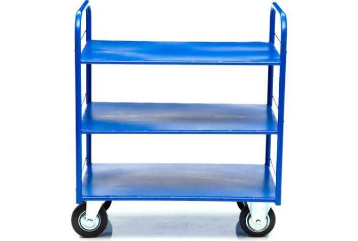 Тележка платформенная СТЕЛЛА-ТЕХНИК КР-3-150 3-х ярусная, 600х900мм [КР-3-150-И]