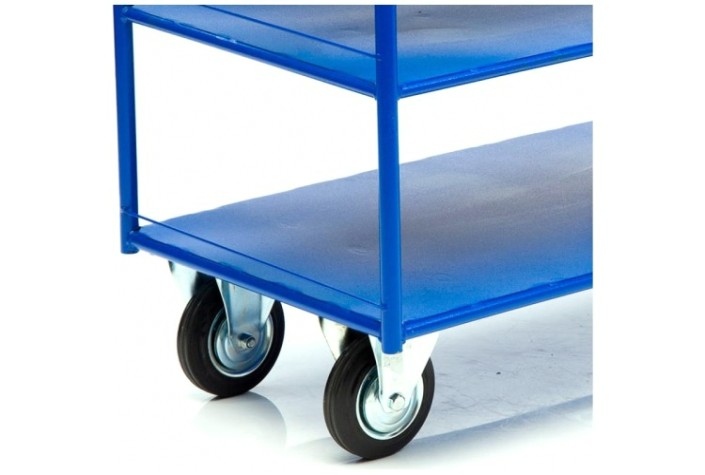 Тележка платформенная СТЕЛЛА-ТЕХНИК КР-3-150 3-х ярусная, 600х900мм [КР-3-150-И]