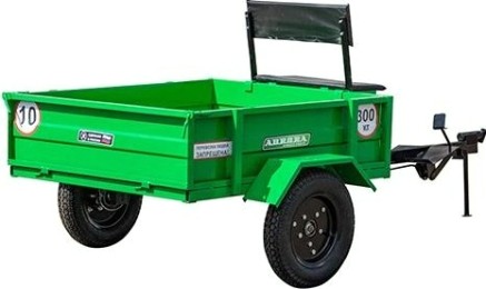 Тележка прицепная AURORA ТПМ1-121 (300кг) [33455]