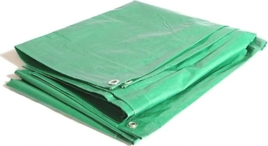 Тент Biber 120 г/м2, 93285 полимерный, влагозащитный, c люверсами 6м х 8м [Тов-156788]