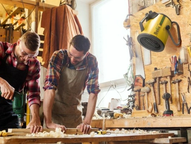 Тепловая пушка электрическая BALLU BHP-P2- 3 (220В) круглая PRORAB-2 [НС-1117321]