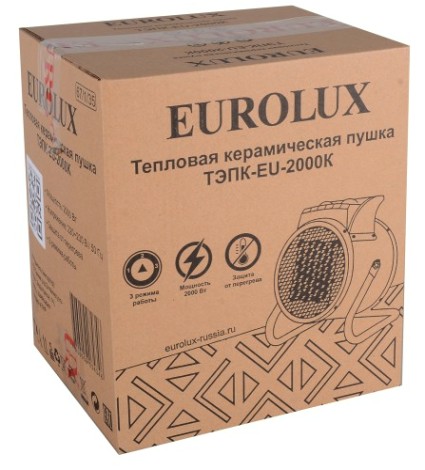 Тепловая пушка электрическая EUROLUX ТЭПК-EU-2000K [67/1/35]