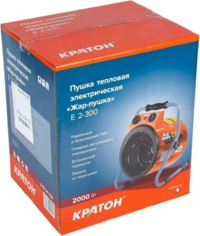 Тепловая пушка электрическая КРАТОН Жар-пушка Е 2-300 [3 09 04 030]