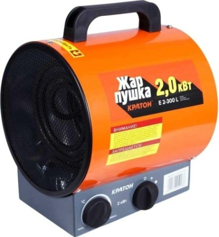 Тепловая пушка электрическая КРАТОН Жар-пушка Е 2-300 L [3 09 04 028]