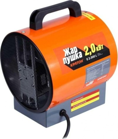 Тепловая пушка электрическая КРАТОН Жар-пушка Е 2-300 L [3 09 04 028]