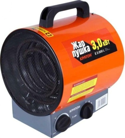 Тепловая пушка электрическая КРАТОН Жар-пушка Е 3-300 L [3 09 04 029]