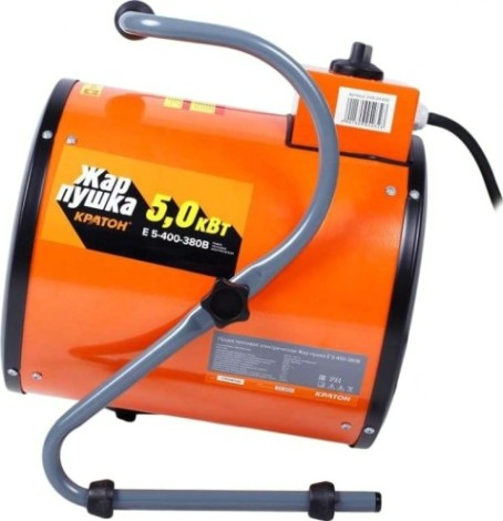 Тепловая пушка электрическая КРАТОН Жар-пушка Е 5-400-380В [3 09 04 032]