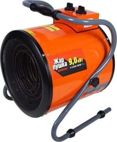 Тепловая пушка электрическая КРАТОН Жар-пушка Е 9-800-380В [3 09 04 033]