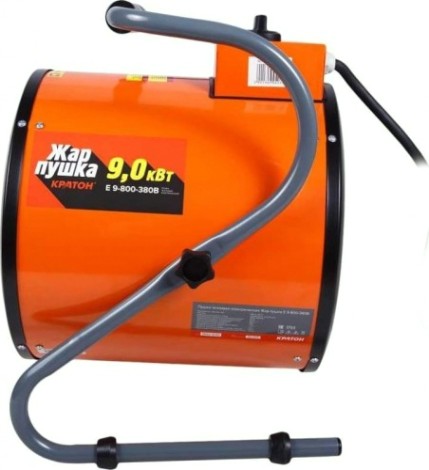 Тепловая пушка электрическая КРАТОН Жар-пушка Е 9-800-380В [3 09 04 033]