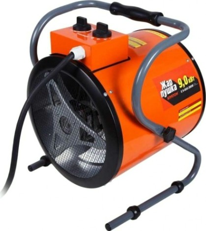 Тепловая пушка электрическая КРАТОН Жар-пушка Е 9-800-380В [3 09 04 033]