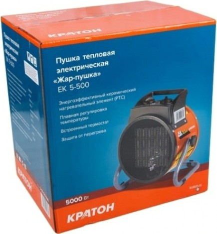Тепловая пушка электрическая КРАТОН Жар-пушка ЕК 5-500 [3 09 04 036]