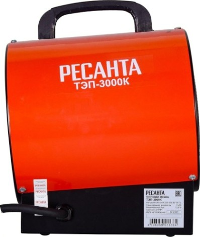 Тепловая пушка электрическая Ресанта ТЭП- 3000К [67/1/8]