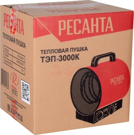 Тепловая пушка электрическая Ресанта ТЭП- 3000К [67/1/8]