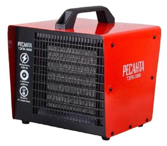 Тепловая пушка электрическая Ресанта ТЭПК- 3000 [67/1/22]