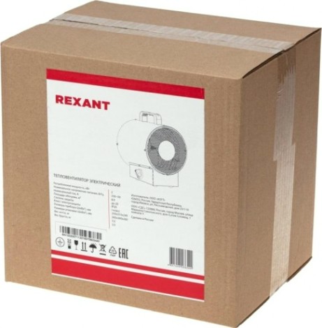 Тепловая пушка электрическая REXANT 60-0004 прямоугольная Тепловая пушка электрическая REXANT 60-0004 прямоугольная