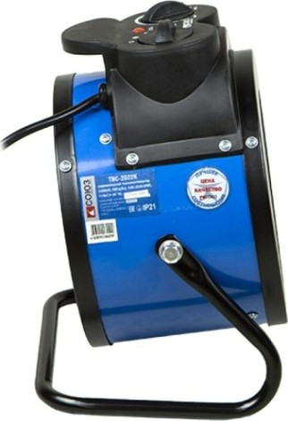 Тепловая пушка электрическая СОЮЗ ТВС-2022К термостат, защита от перегрева