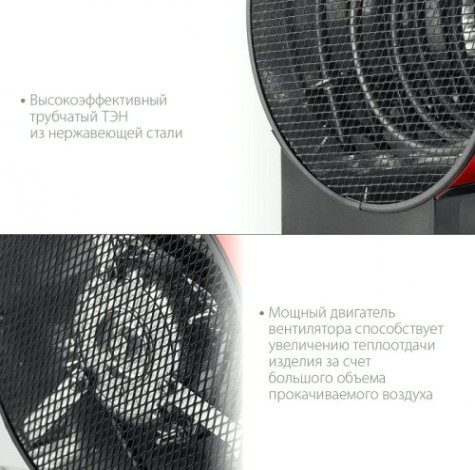 Тепловая пушка электрическая ЗУБР ТП-5 Тепловая пушка электрическая ЗУБР ТП-5