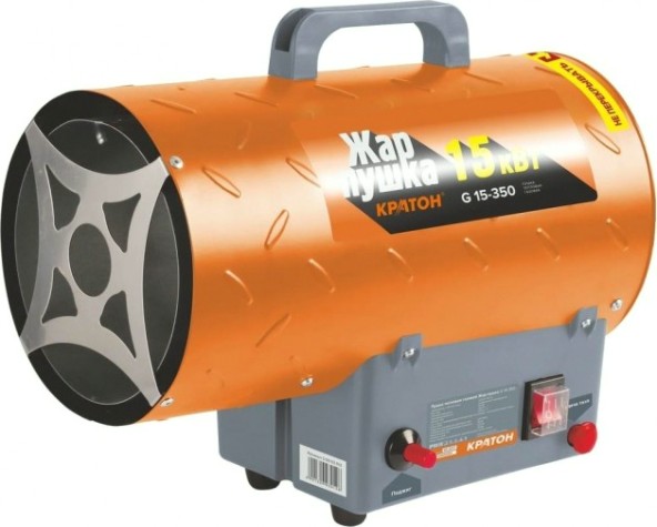 Тепловая пушка газовая КРАТОН Жар-пушка G 15-350 [3 09 03 012]