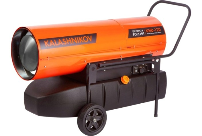 Тепловая пушка на дизтопливе прямого нагрева KALASHNIKOV KHD-120 [НС-1432370]