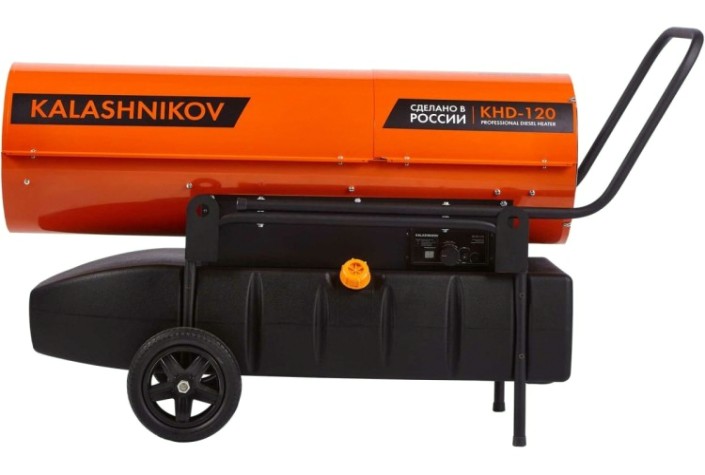Тепловая пушка на дизтопливе прямого нагрева KALASHNIKOV KHD-120 [НС-1432370]