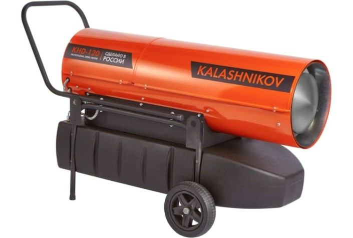 Тепловая пушка на дизтопливе прямого нагрева KALASHNIKOV KHD-120 [НС-1432370]