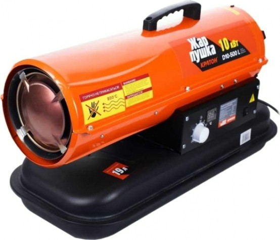 Тепловая пушка на дизтопливе прямого нагрева КРАТОН Жар-пушка D 10-500 L [3 09 05 013]