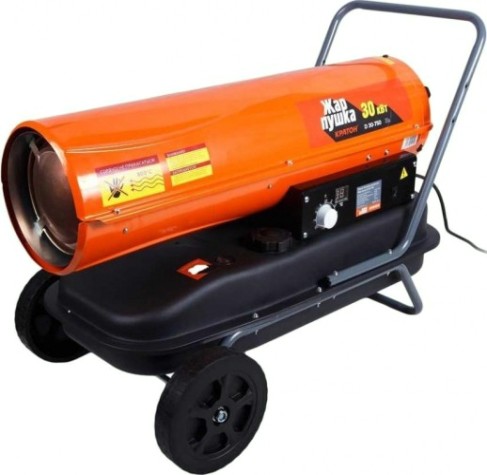 Тепловая пушка на дизтопливе прямого нагрева КРАТОН Жар-пушка D 30-750 [3 09 05 015]