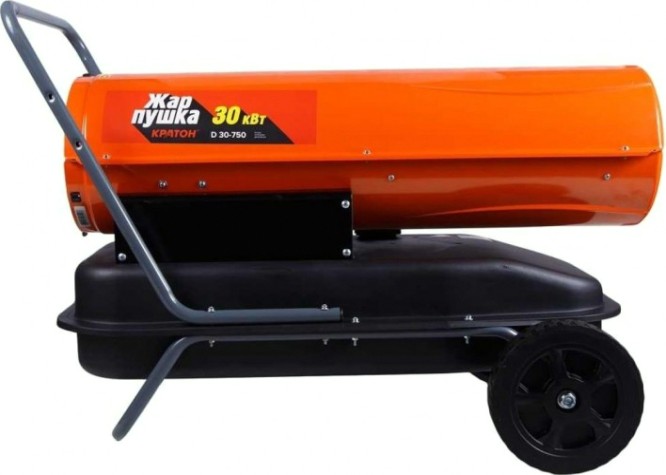 Тепловая пушка на дизтопливе прямого нагрева КРАТОН Жар-пушка D 30-750 [3 09 05 015]