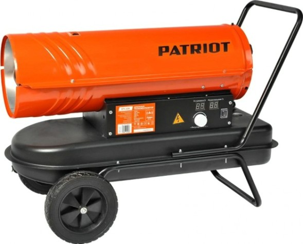 Тепловая пушка на дизтопливе прямого нагрева PATRIOT DTC-228 термостат, колеса [633703023]
