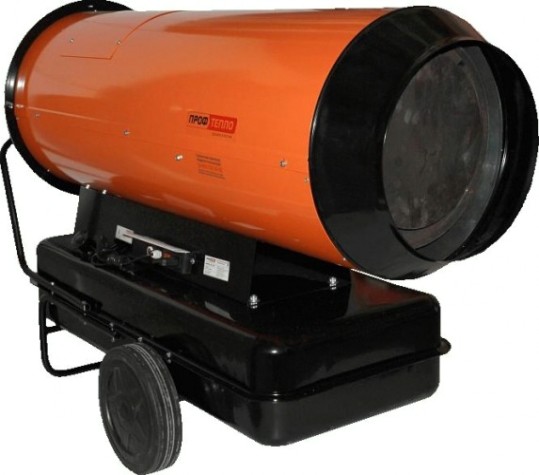 Тепловая пушка на дизтопливе прямого нагрева ПРОФТЕПЛО ДН-105П (апельсин) [4111880]
