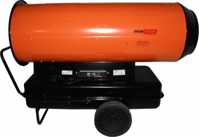 Тепловая пушка на дизтопливе прямого нагрева ПРОФТЕПЛО ДН-105П (апельсин) [4111880]