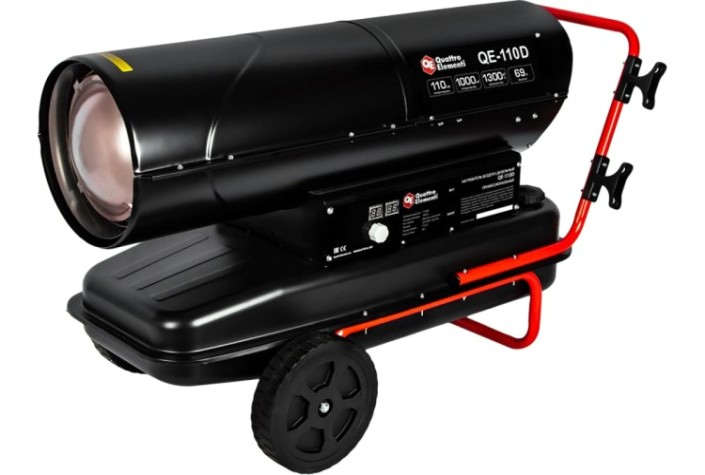 Тепловая пушка на дизтопливе прямого нагрева QUATTRO ELEMENTI QE-110D [915-274]